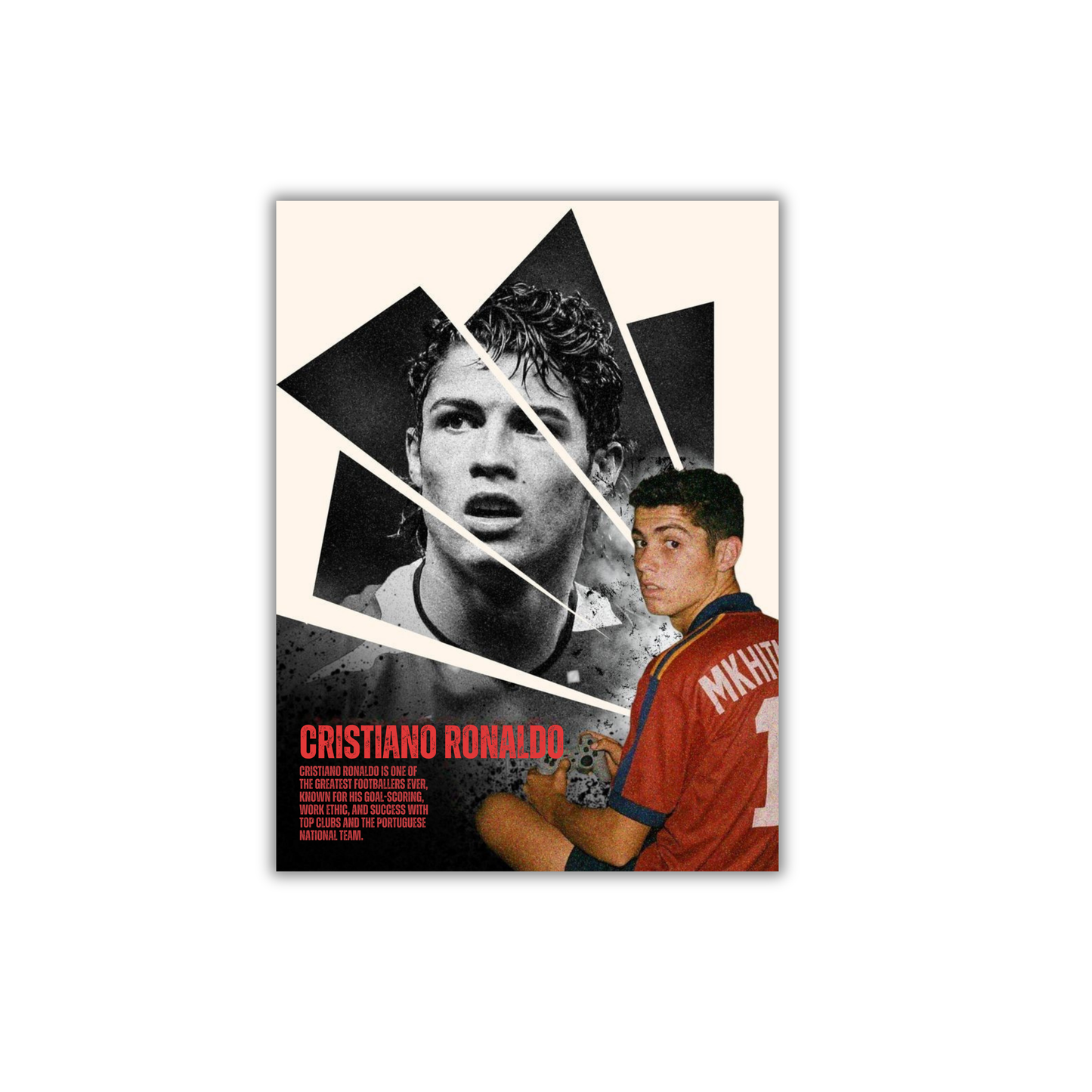 Cristiano Ronaldo Football Poster #130