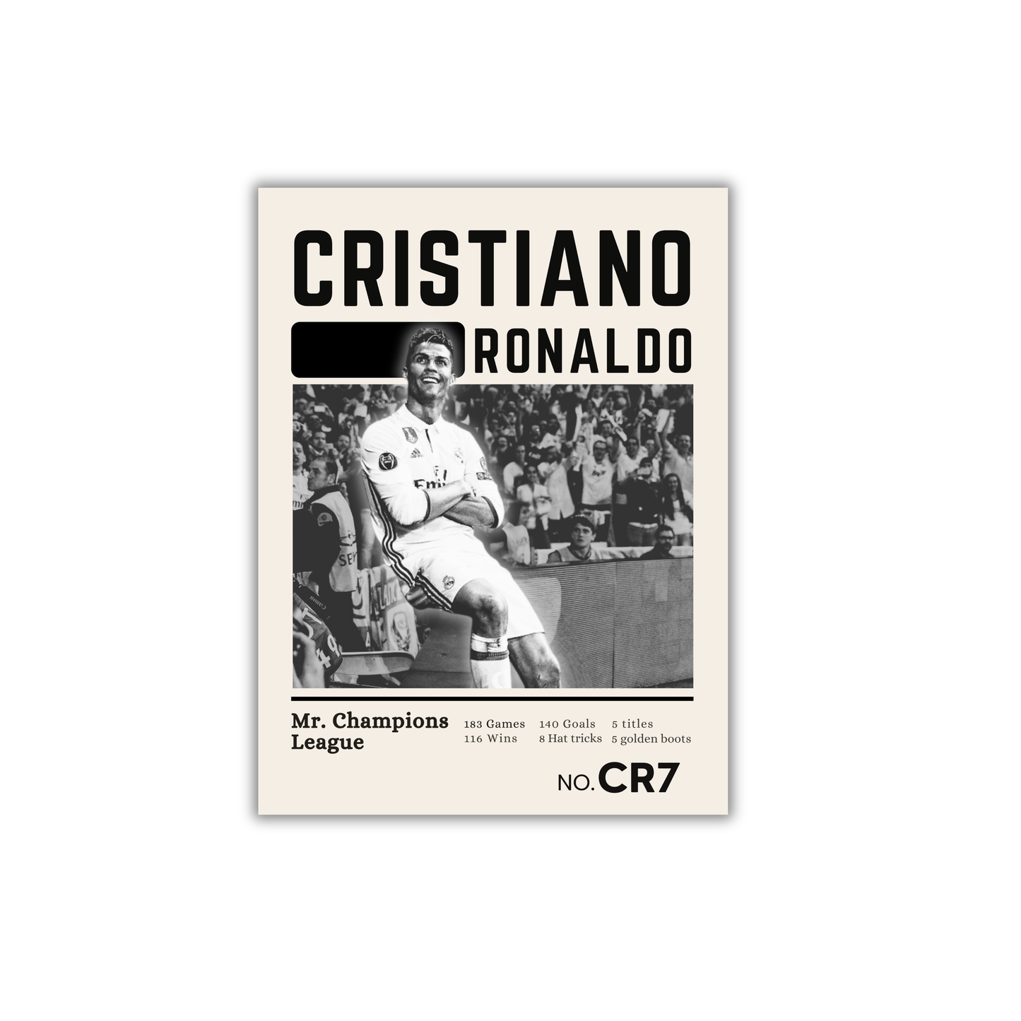 Cristiano Ronaldo Football Poster #131