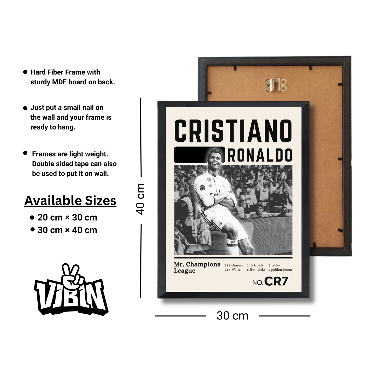 Cristiano Ronaldo Football Poster #131