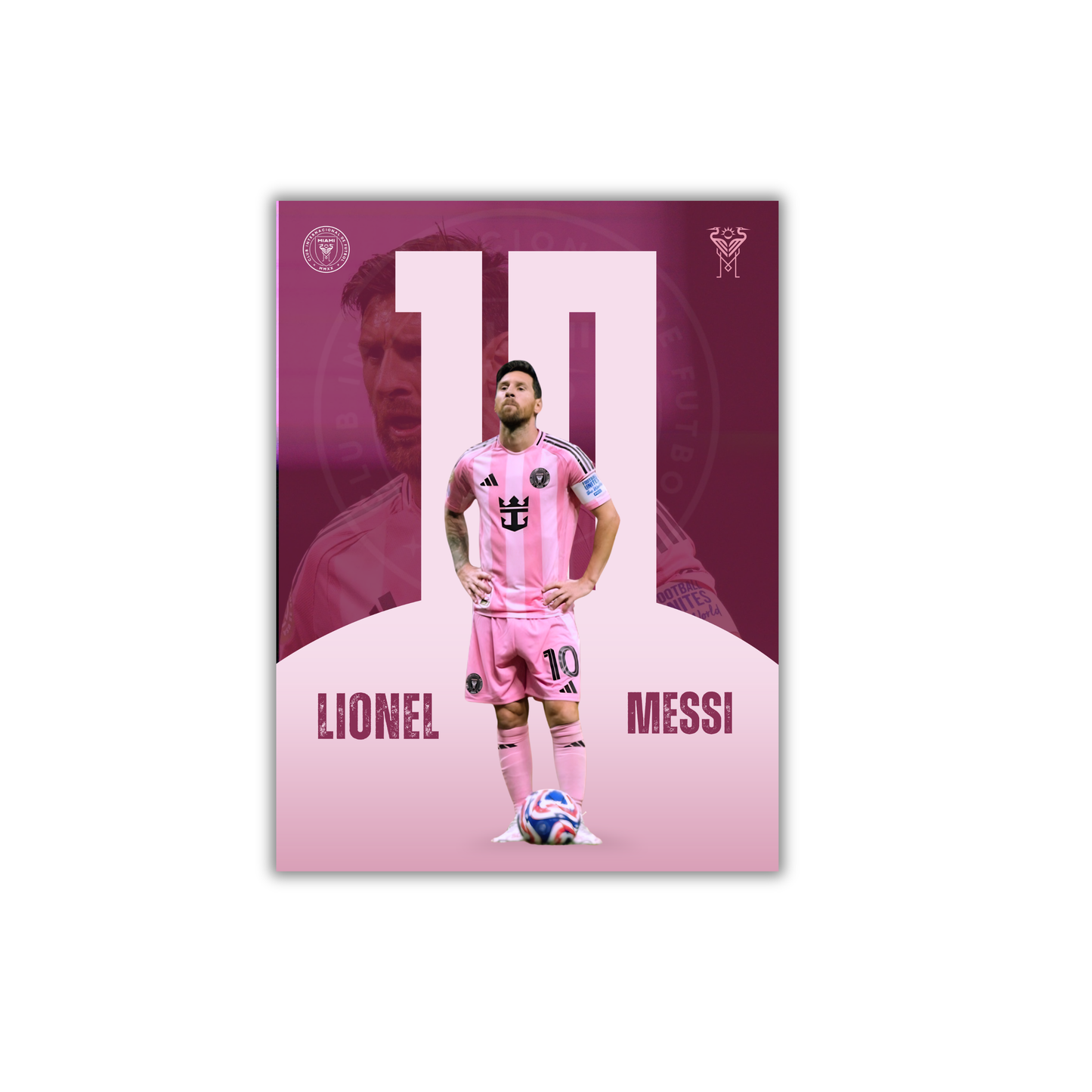 LIONEL MESSI Football Poster #136