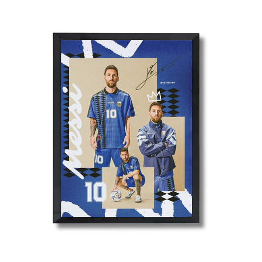 LIONEL MESSI Football Poster #137