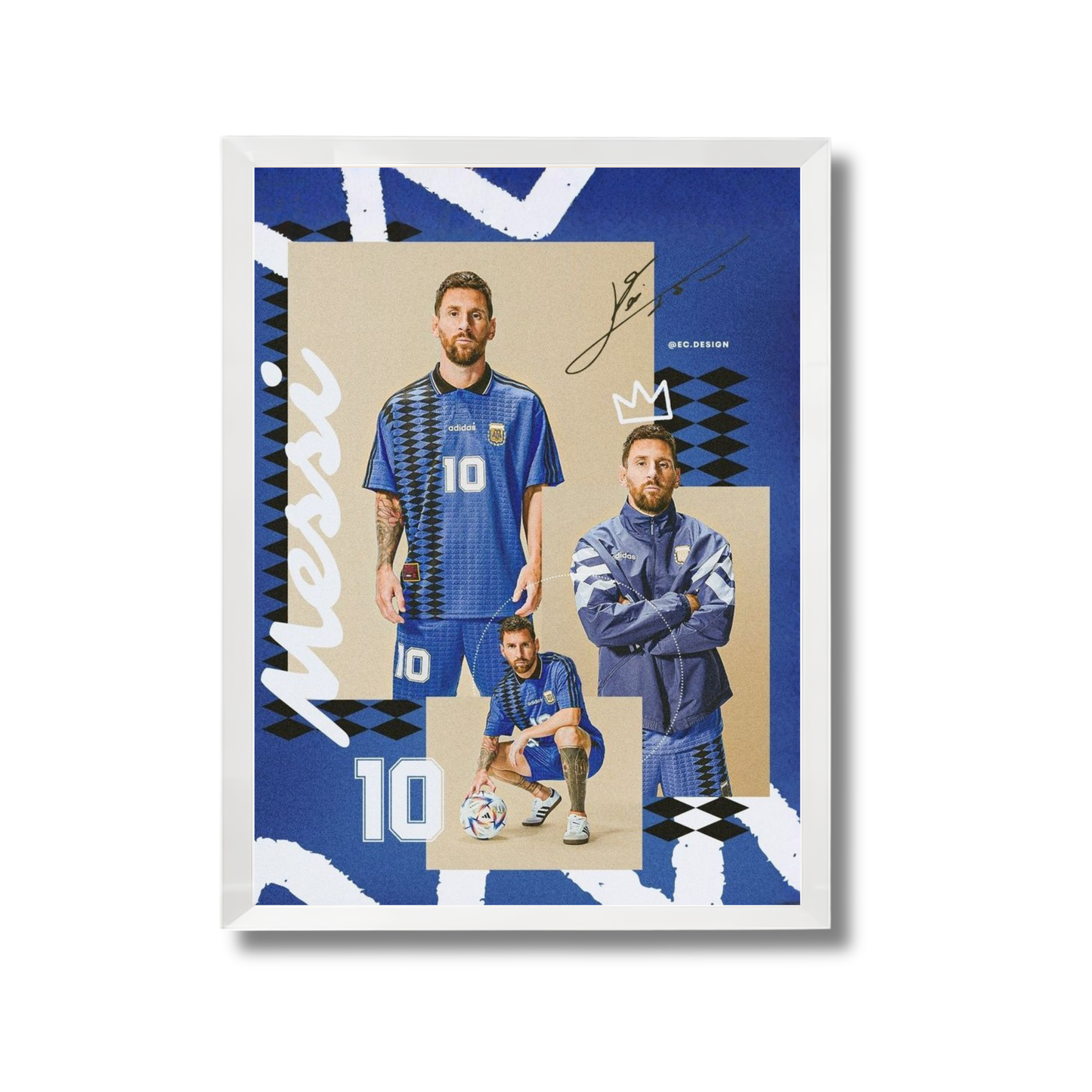 LIONEL MESSI Football Poster #137