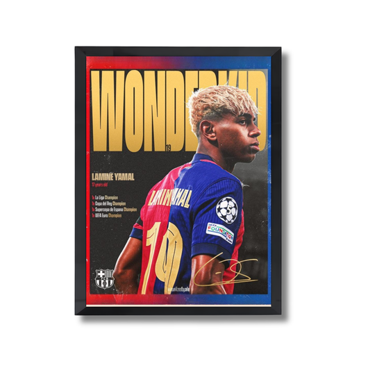 LAMINE YAMAL Football Poster #139