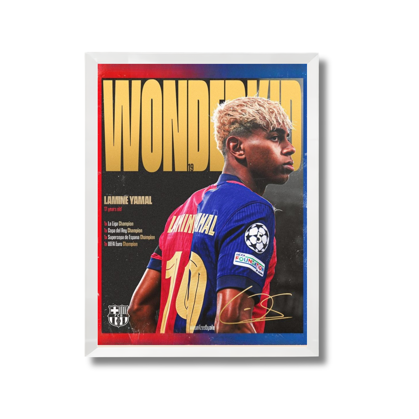 LAMINE YAMAL Football Poster #139