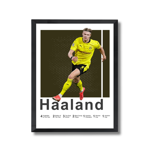 HAALAND Football Poster #140