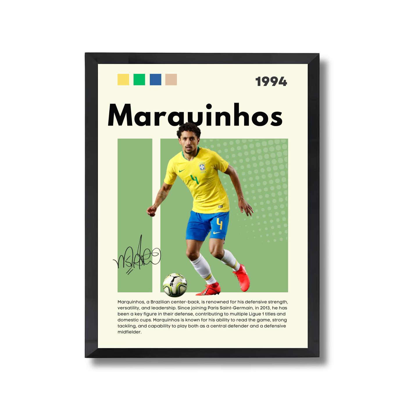 MARQUINHOS Football Poster #141