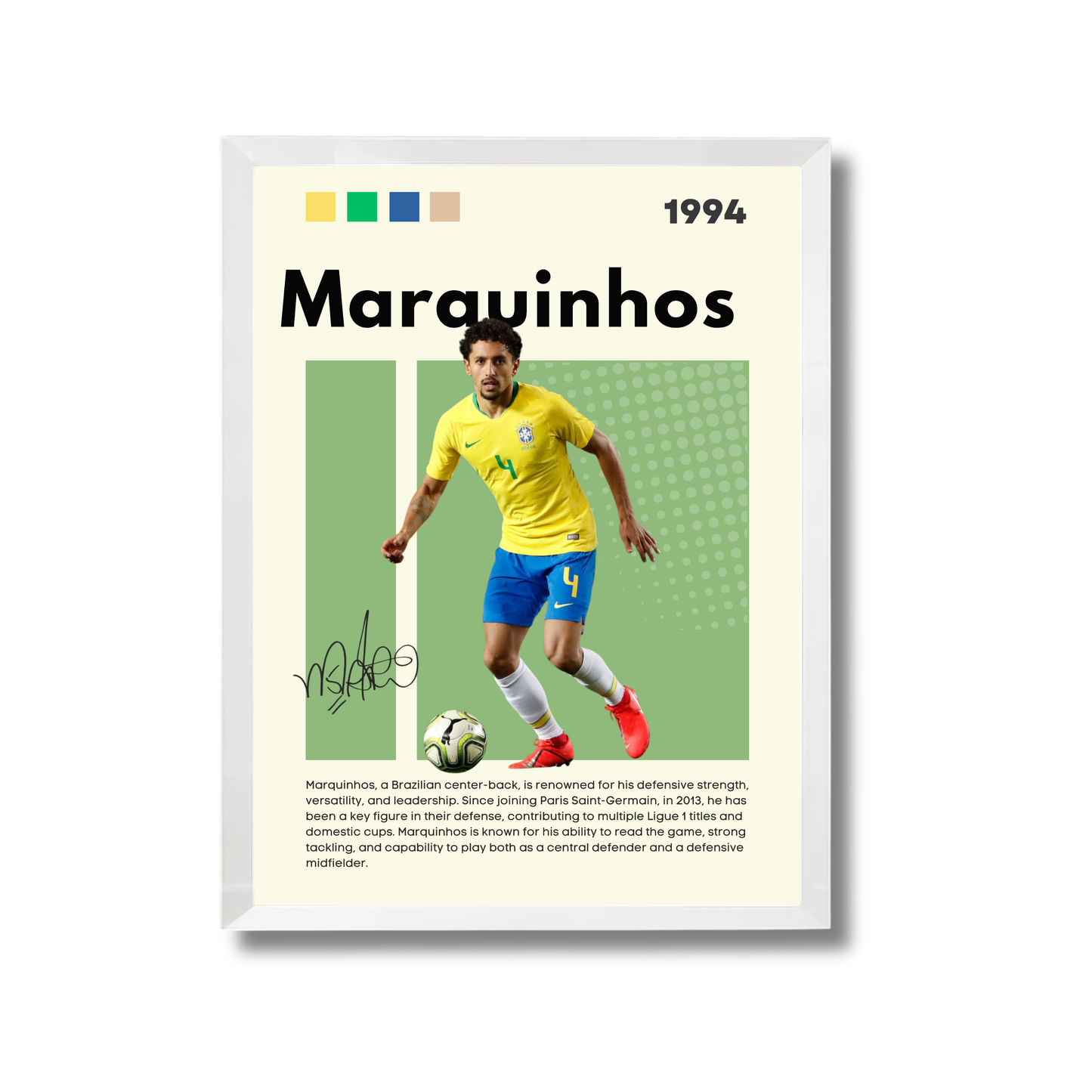 MARQUINHOS Football Poster #141