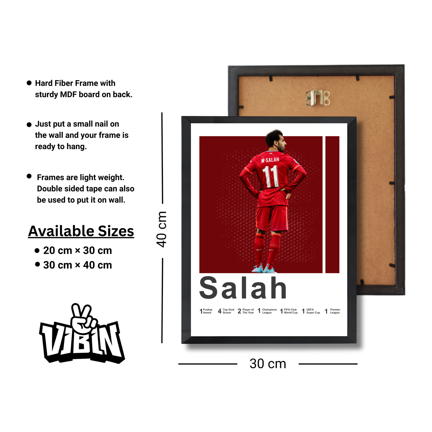 SALAH Football Poster #142