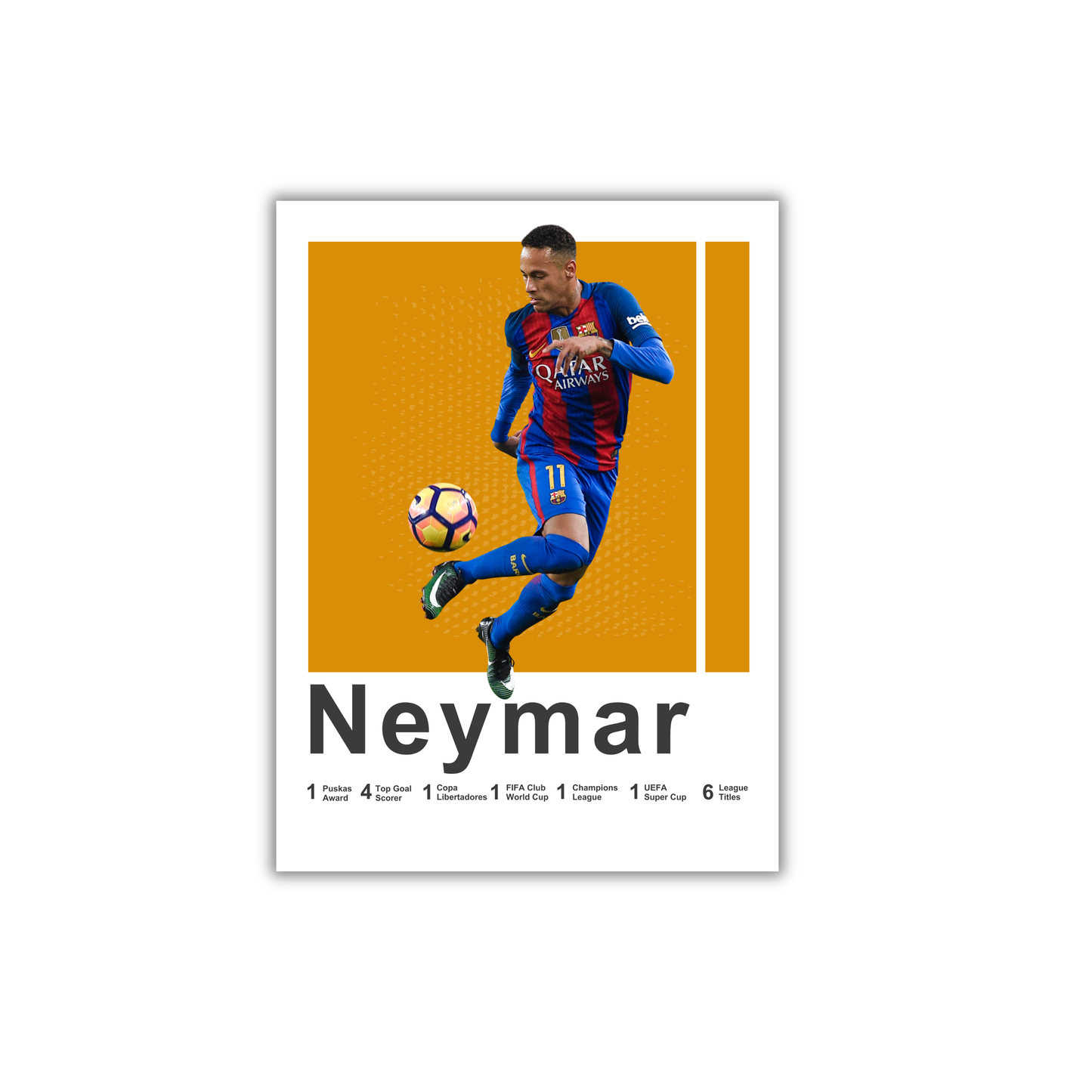 NEYMAR Football Poster #146