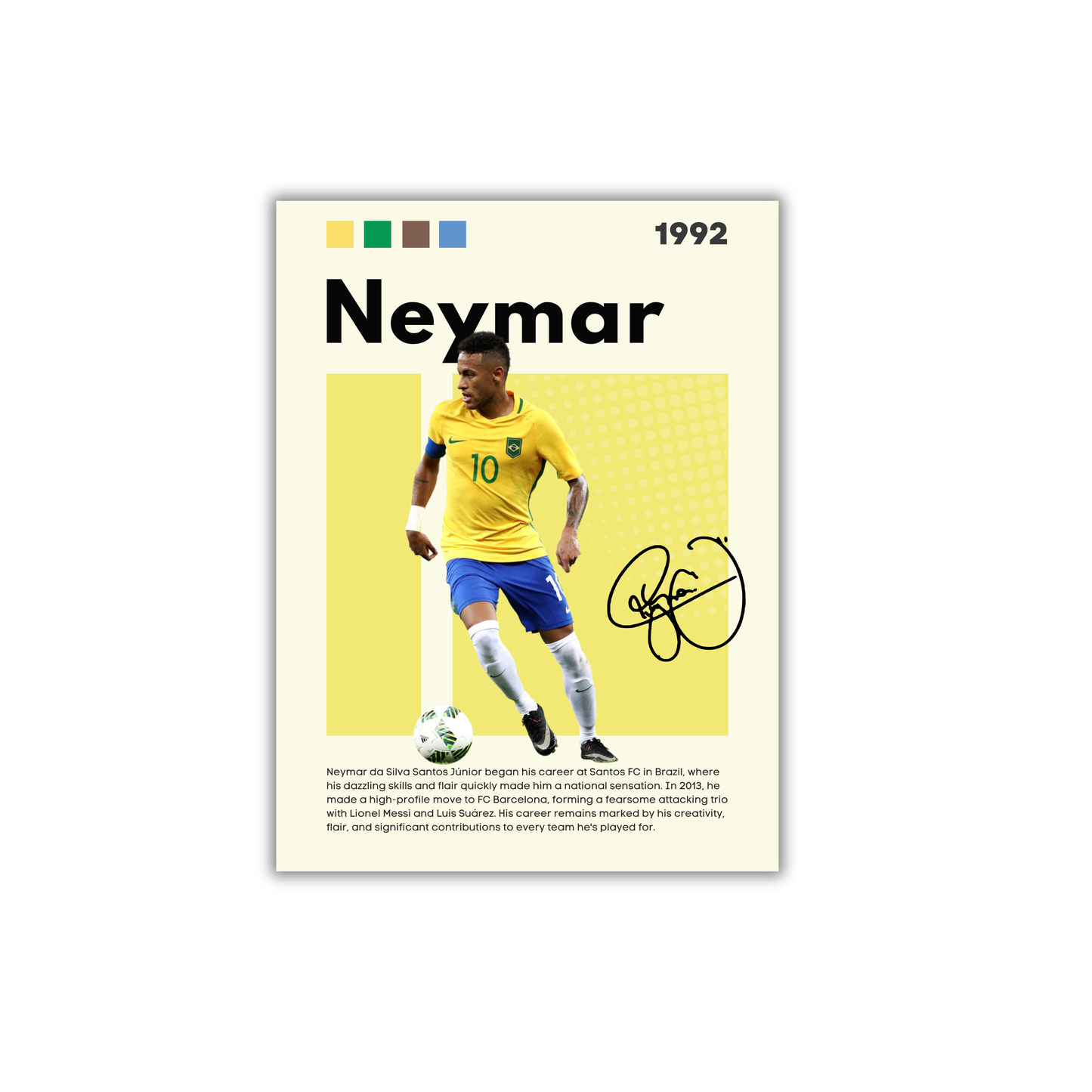 NEYMAR Football Poster #147