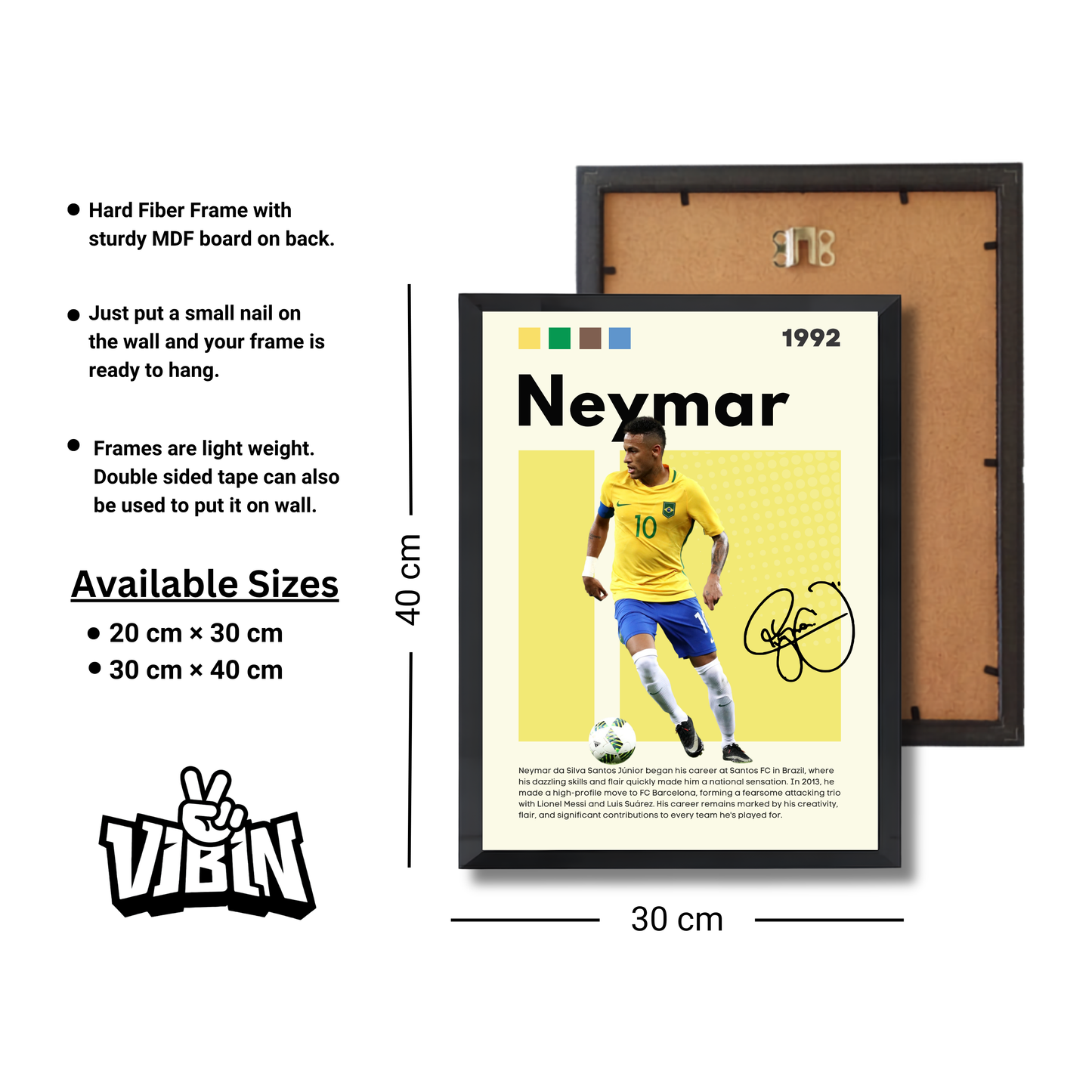 NEYMAR Football Poster #147