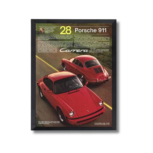 classic red porche 911 poster #14