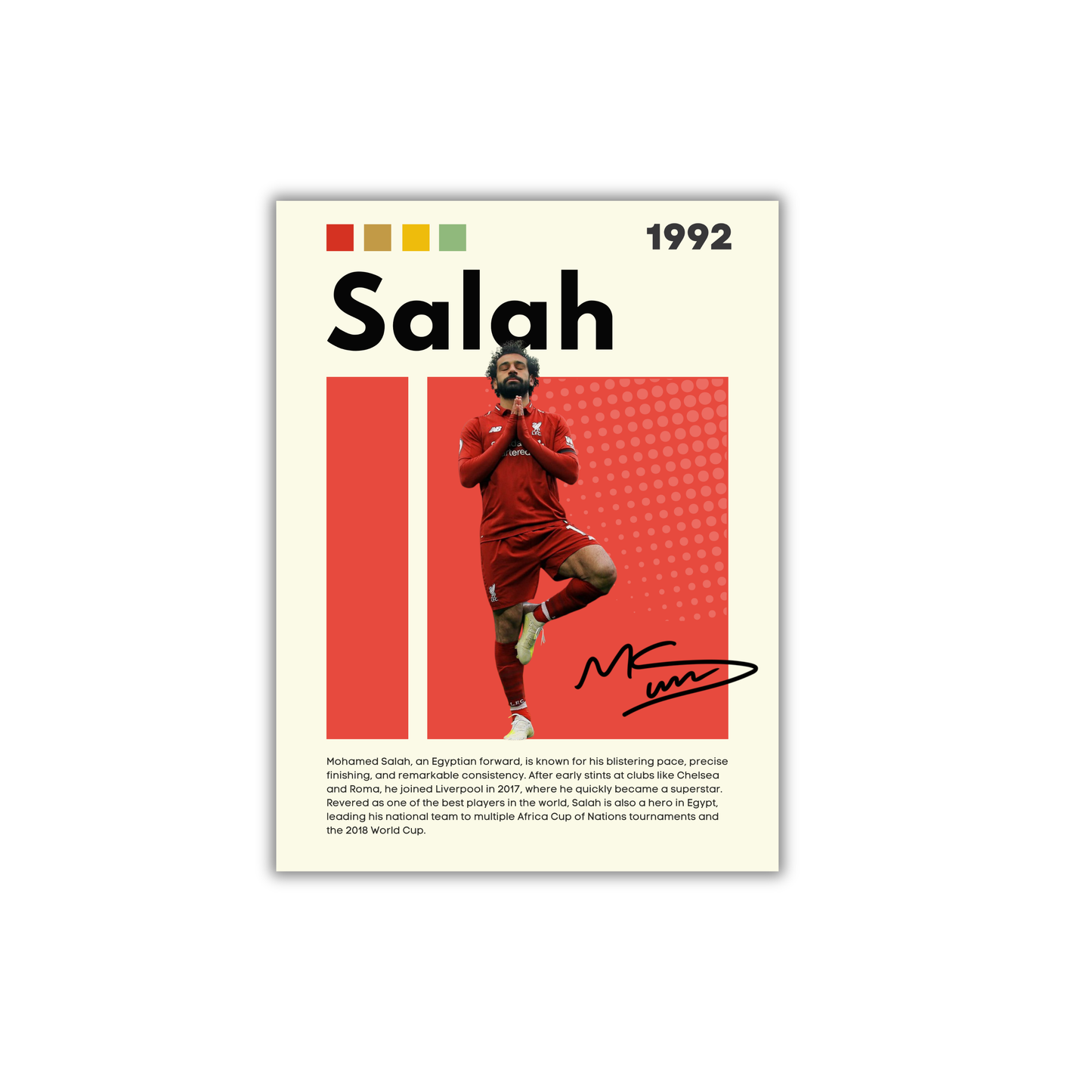 SALAH Football Poster #152