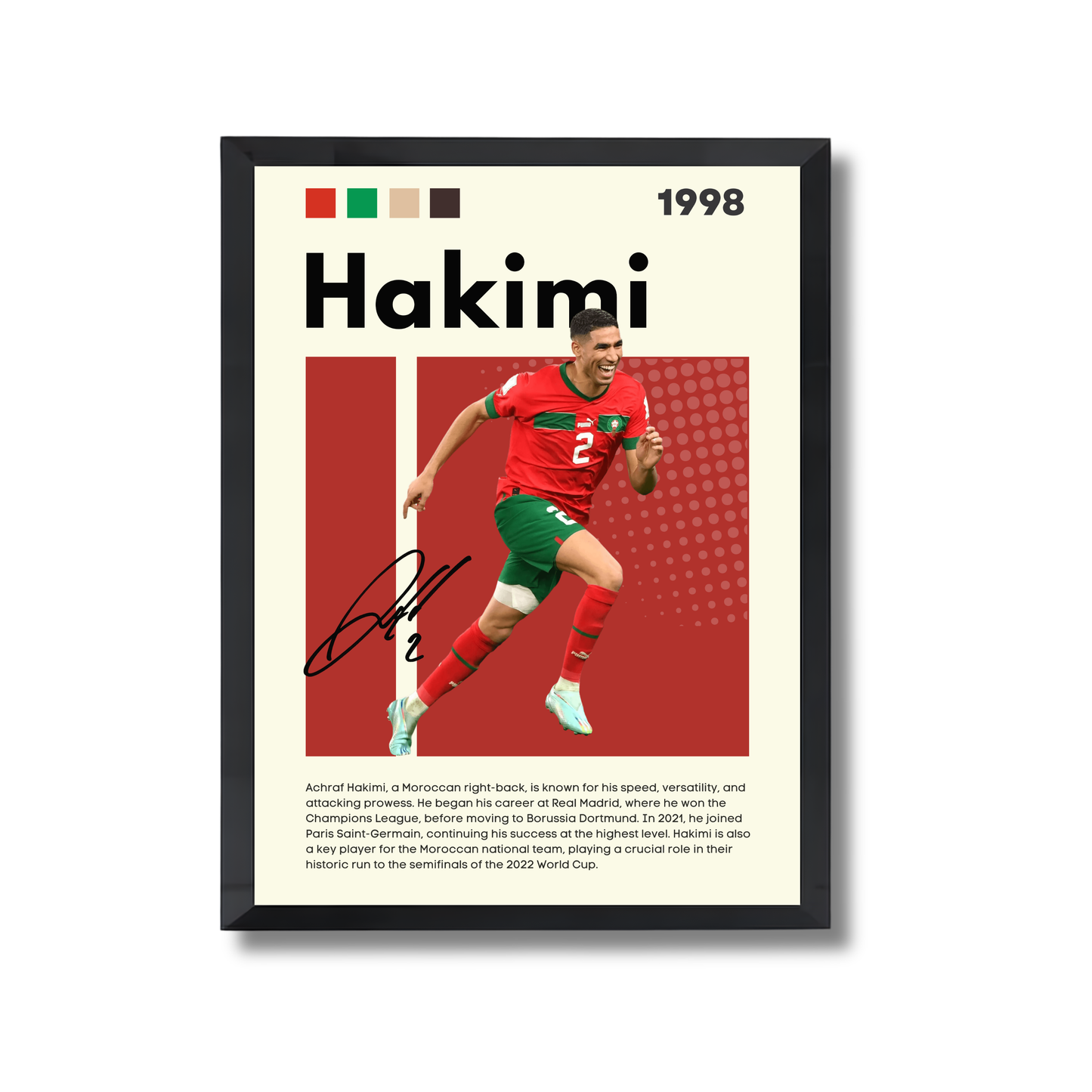 HAKIMI Football Poster #153