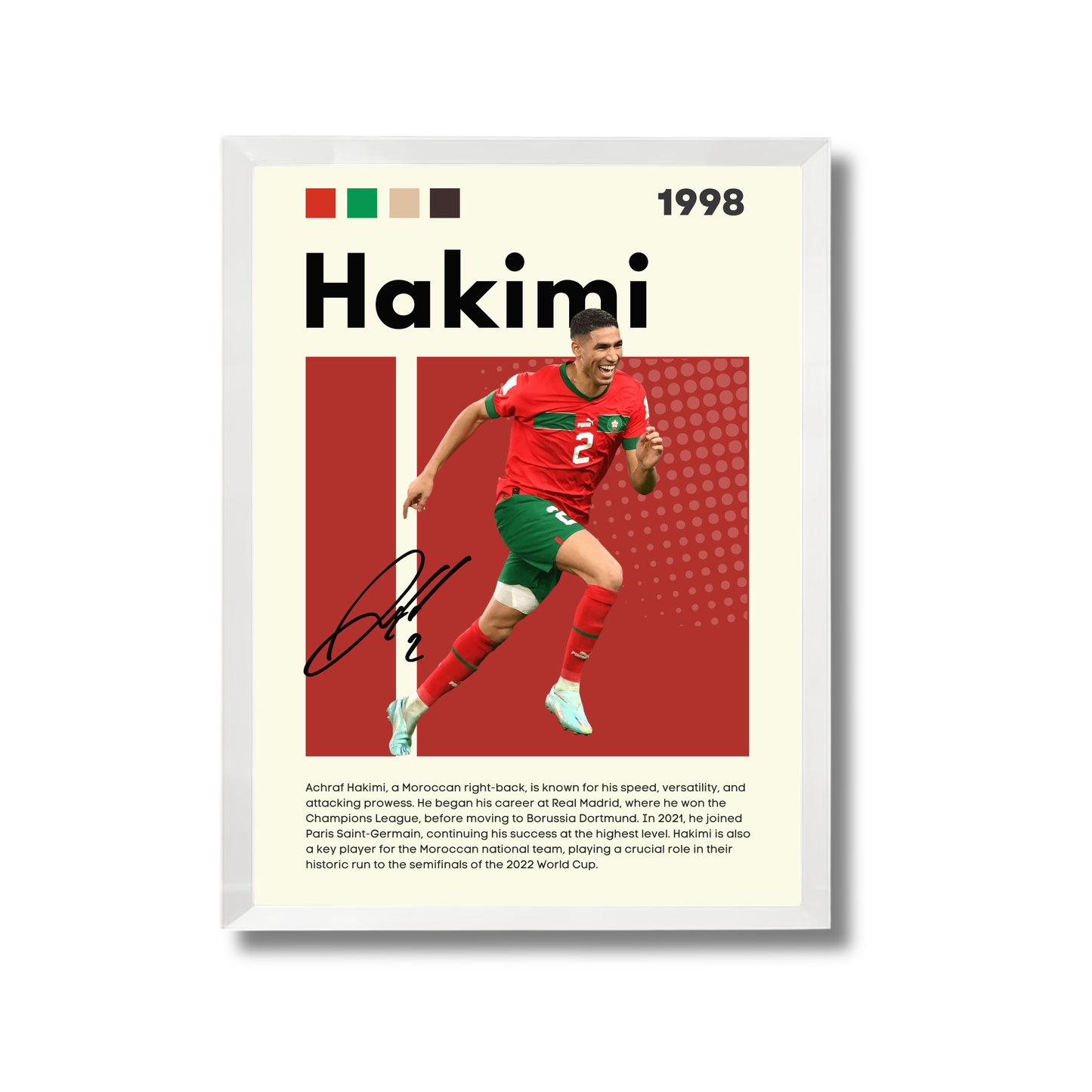 HAKIMI Football Poster #153