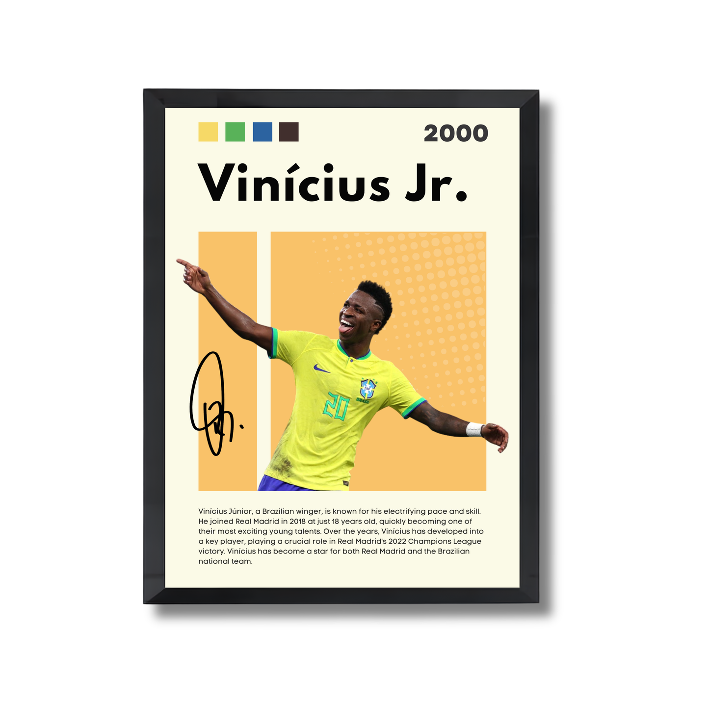 Vinicius Jr. Football Poster #154