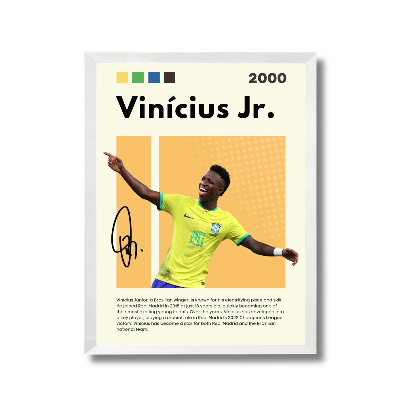 Vinicius Jr. Football Poster #154