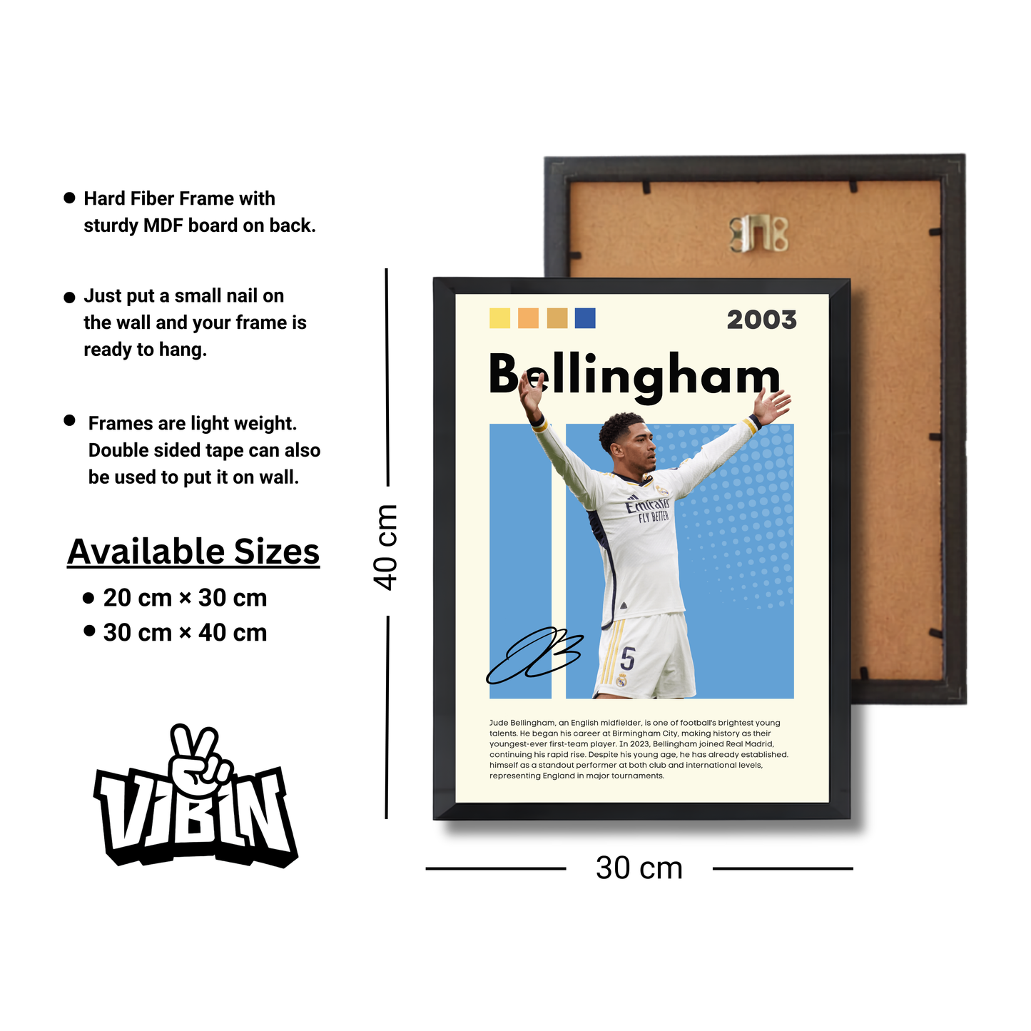 Bellingham Football Poster #156