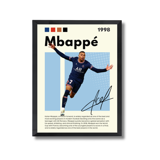 Mbappe Football Poster #158
