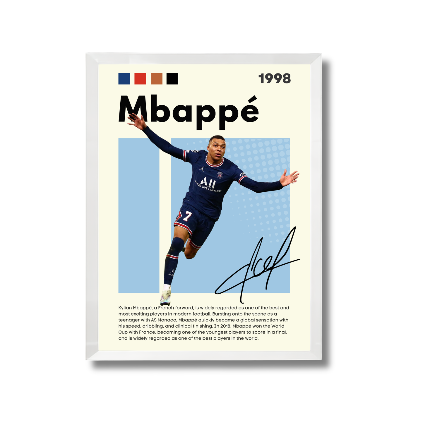 Mbappe Football Poster #158