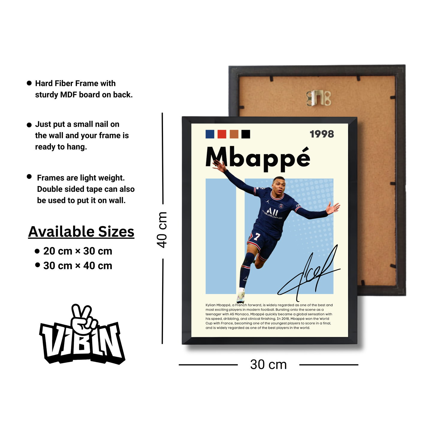 Mbappe Football Poster #158