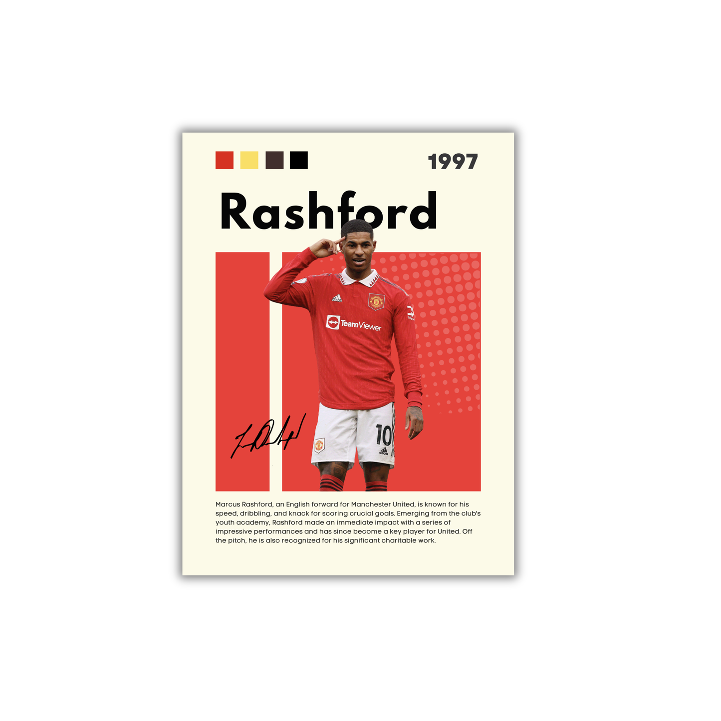 Rashford Football Poster #160