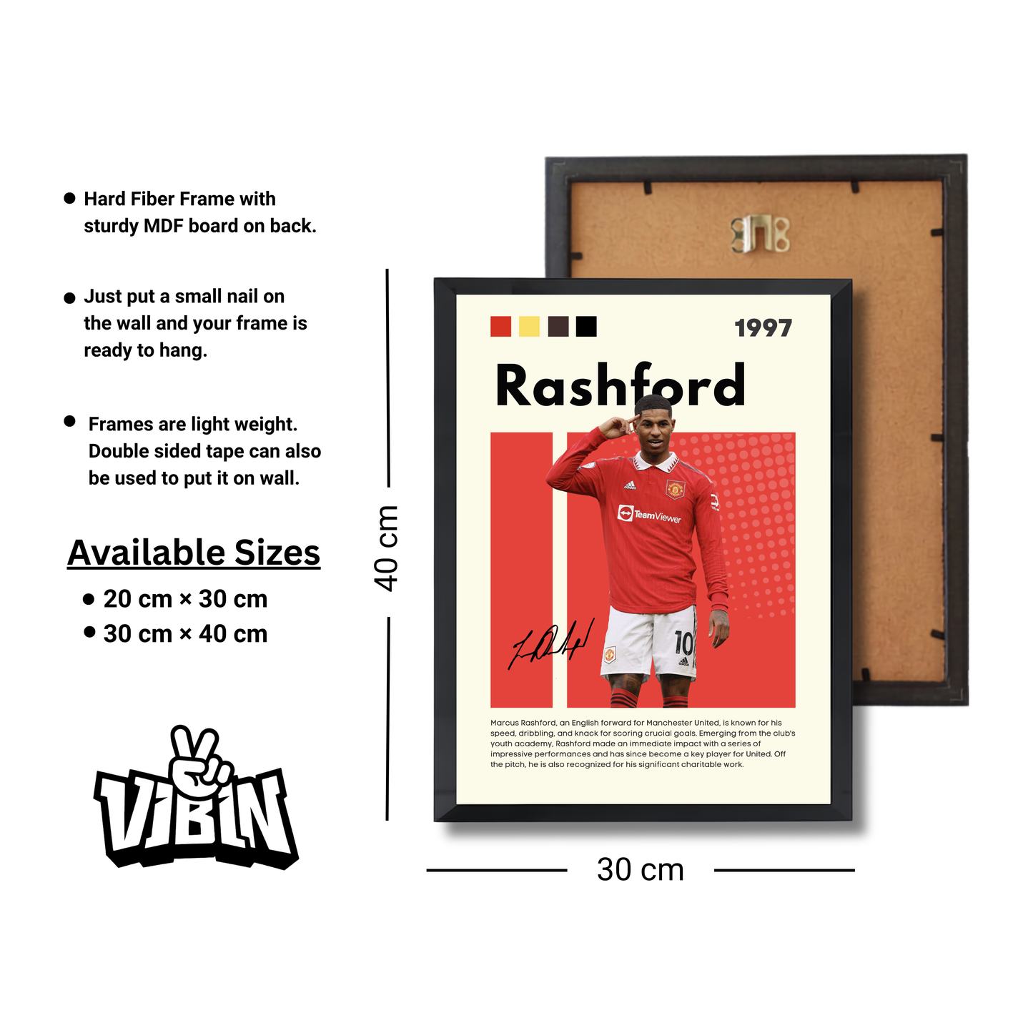 Rashford Football Poster #160