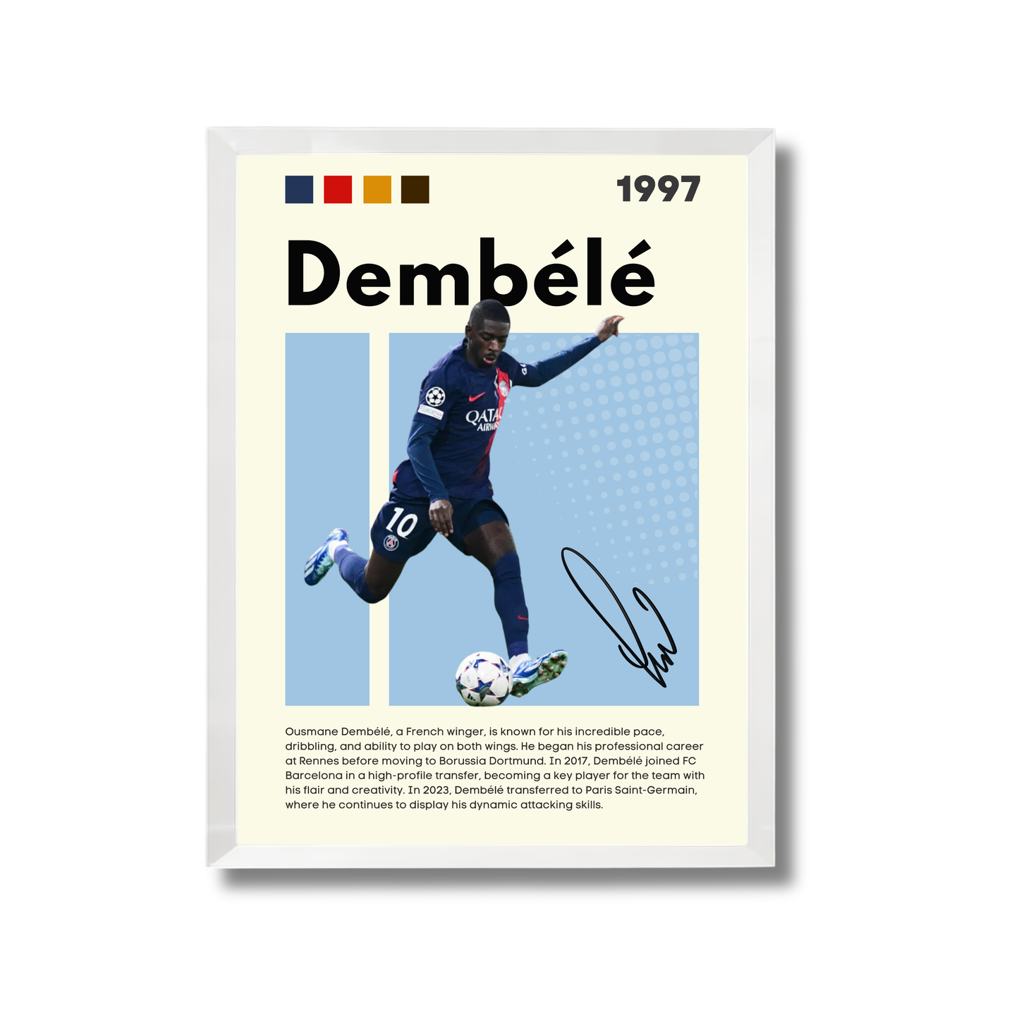 Dembele Football Poster #161