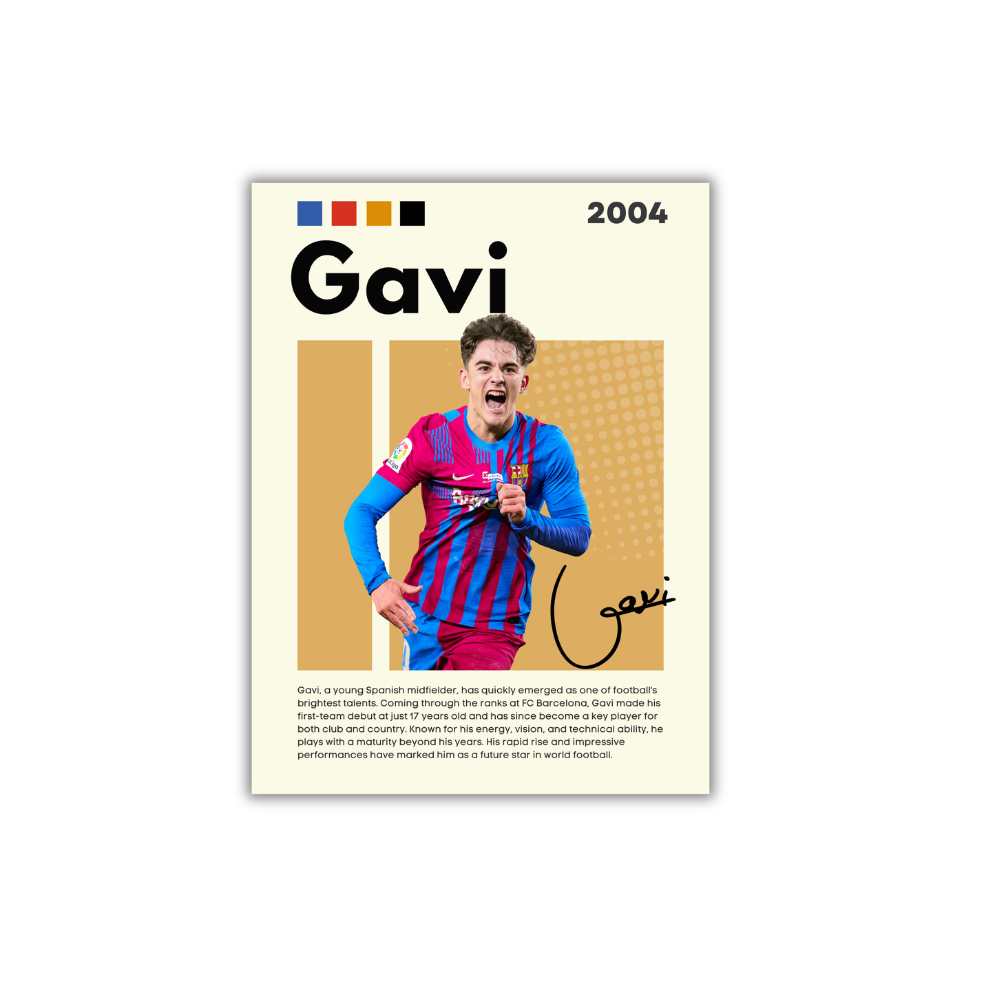 Gavi Football Poster #164