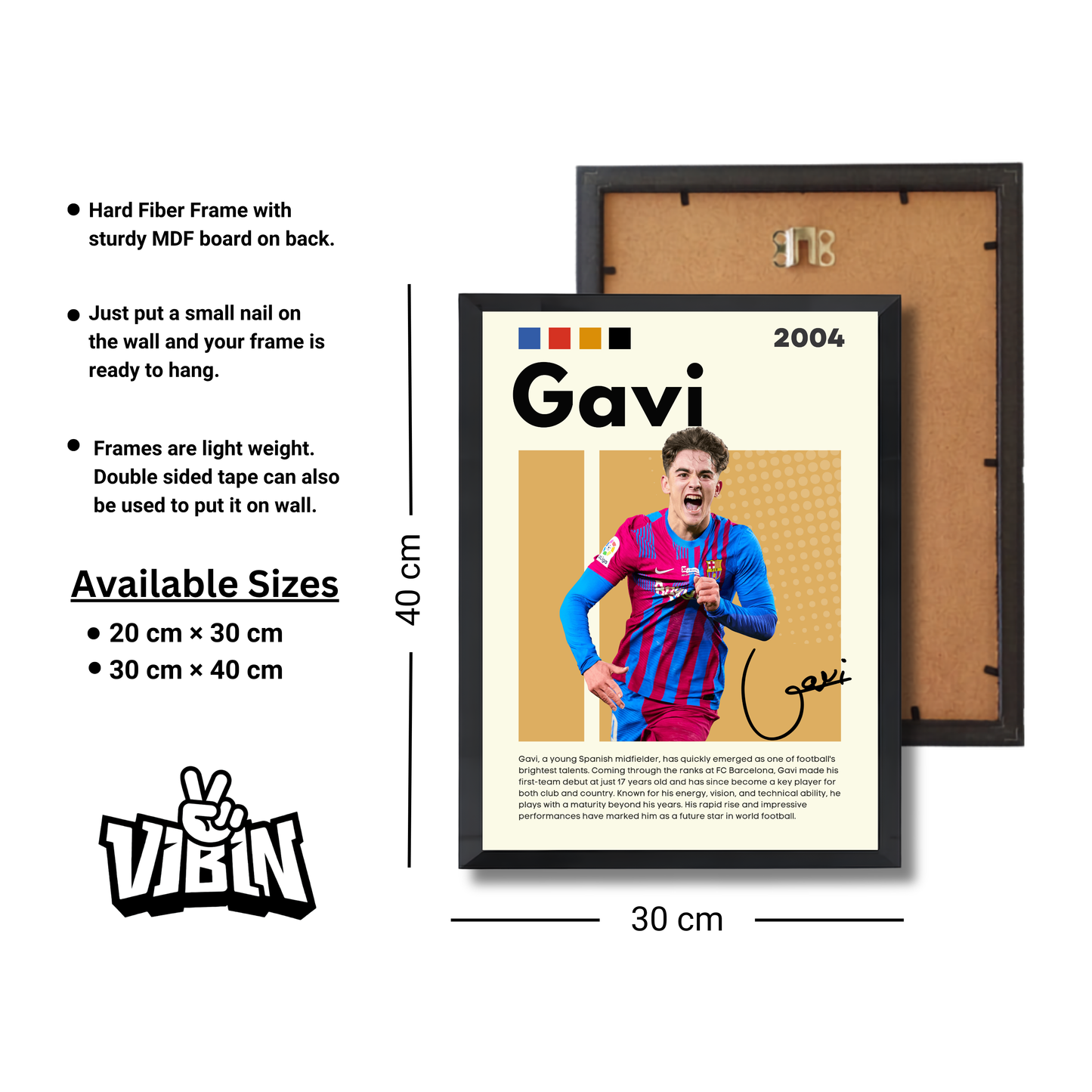 Gavi Football Poster #164