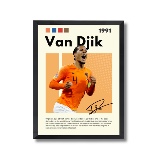 Van Djik Football Poster #165
