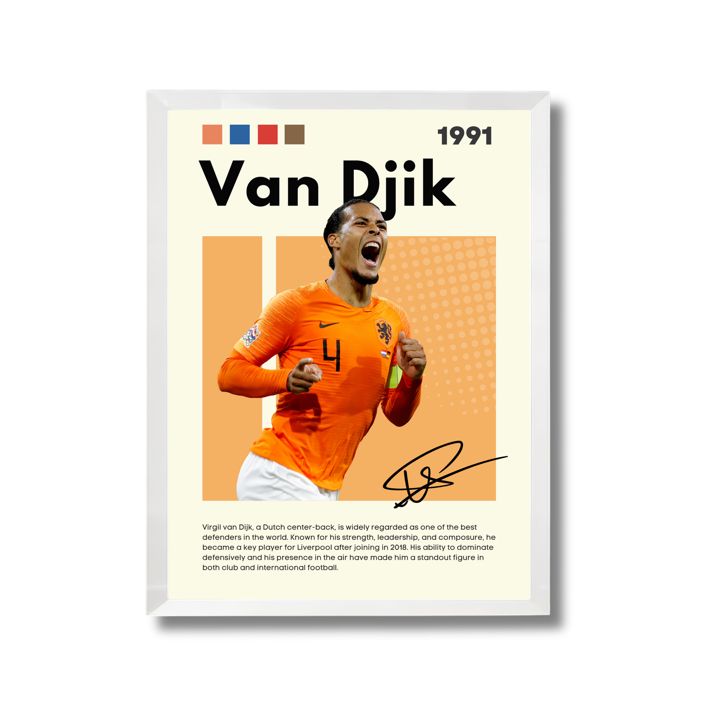 Van Djik Football Poster #165