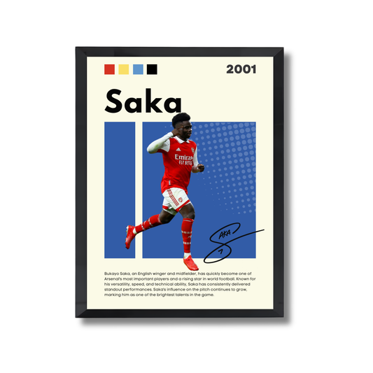 Saka Football Poster #166