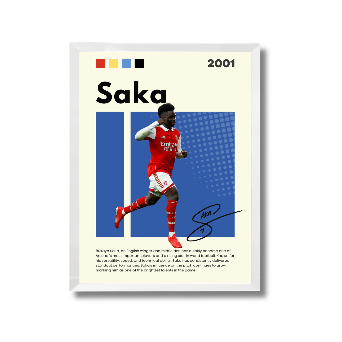 Saka Football Poster #166