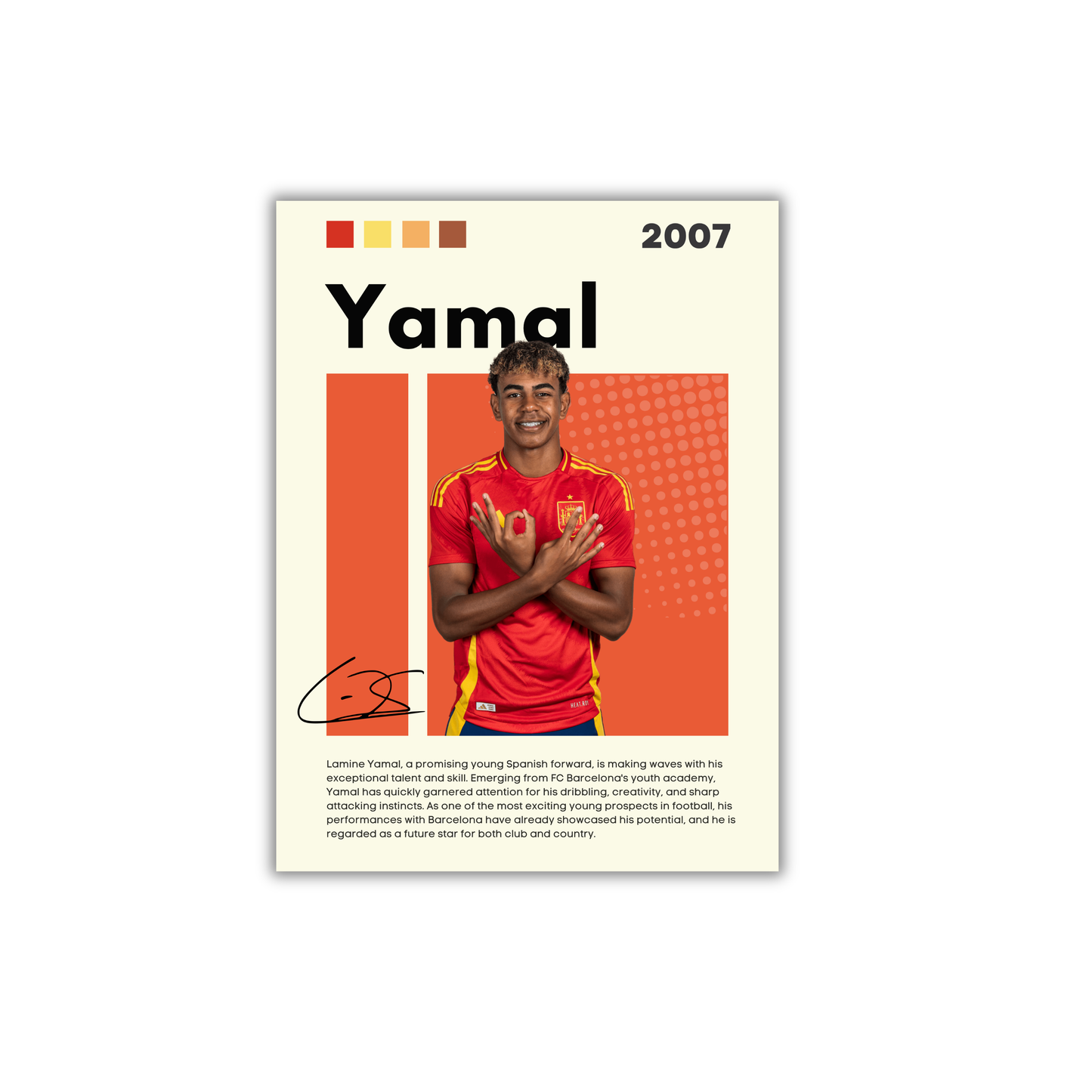 Yamal Football Poster #167