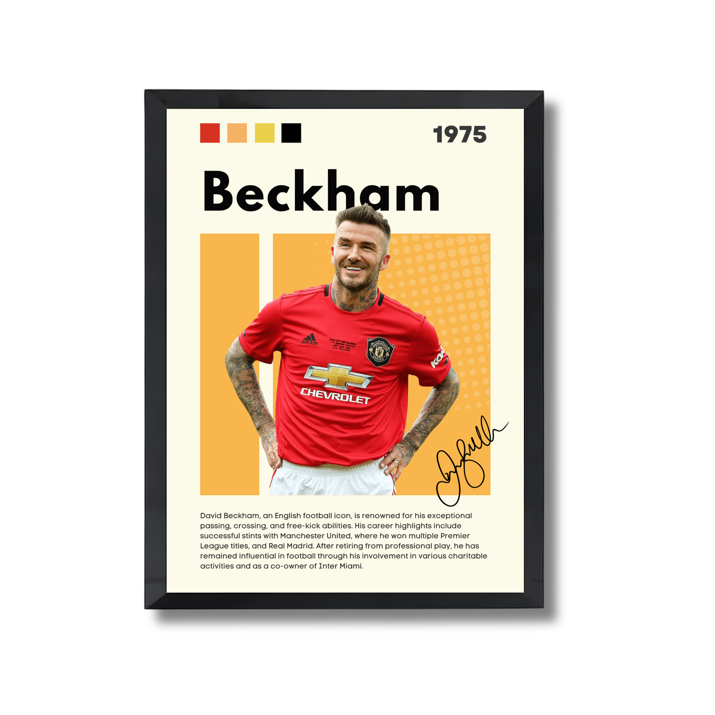 Beckham Football Poster #169