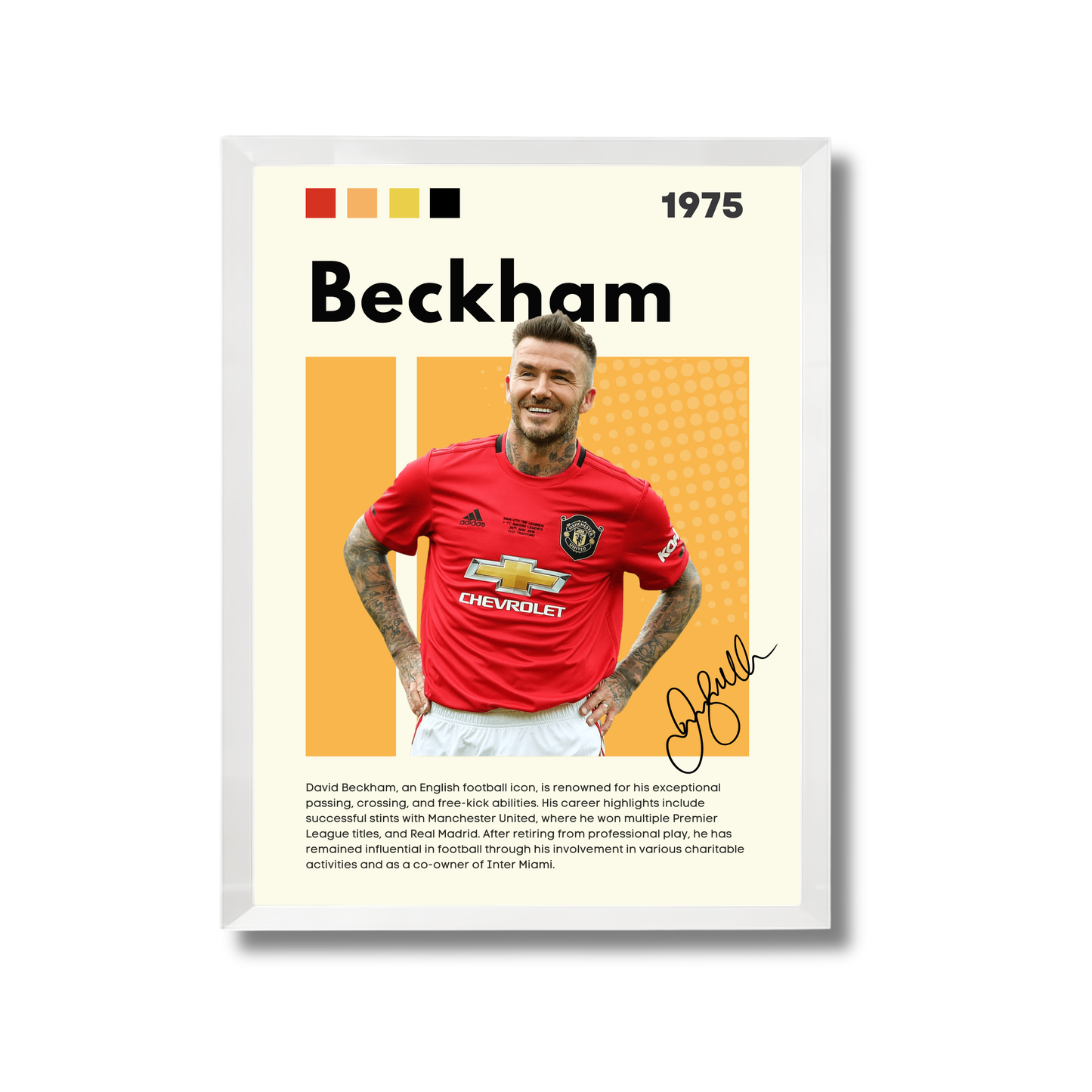 Beckham Football Poster #169