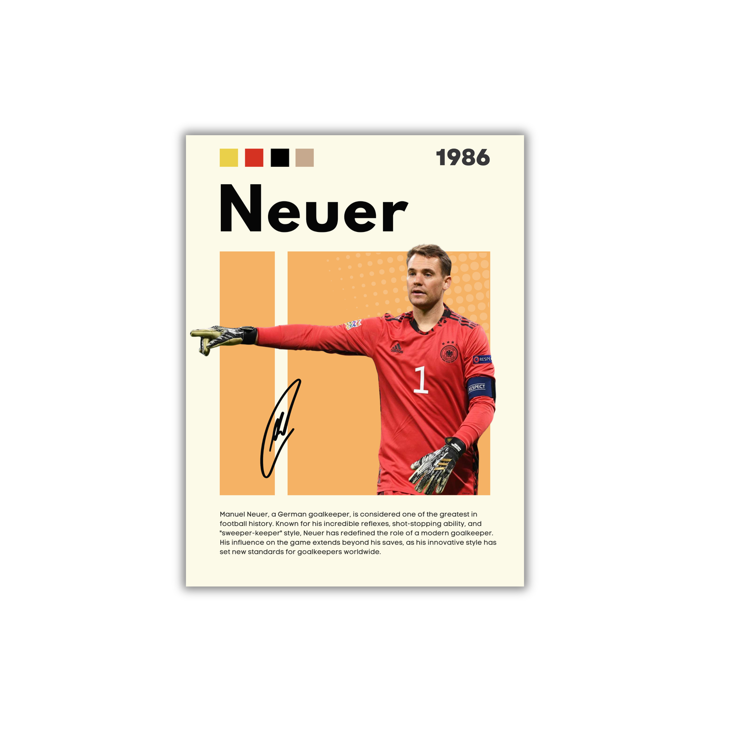 Neuer Football Poster #170