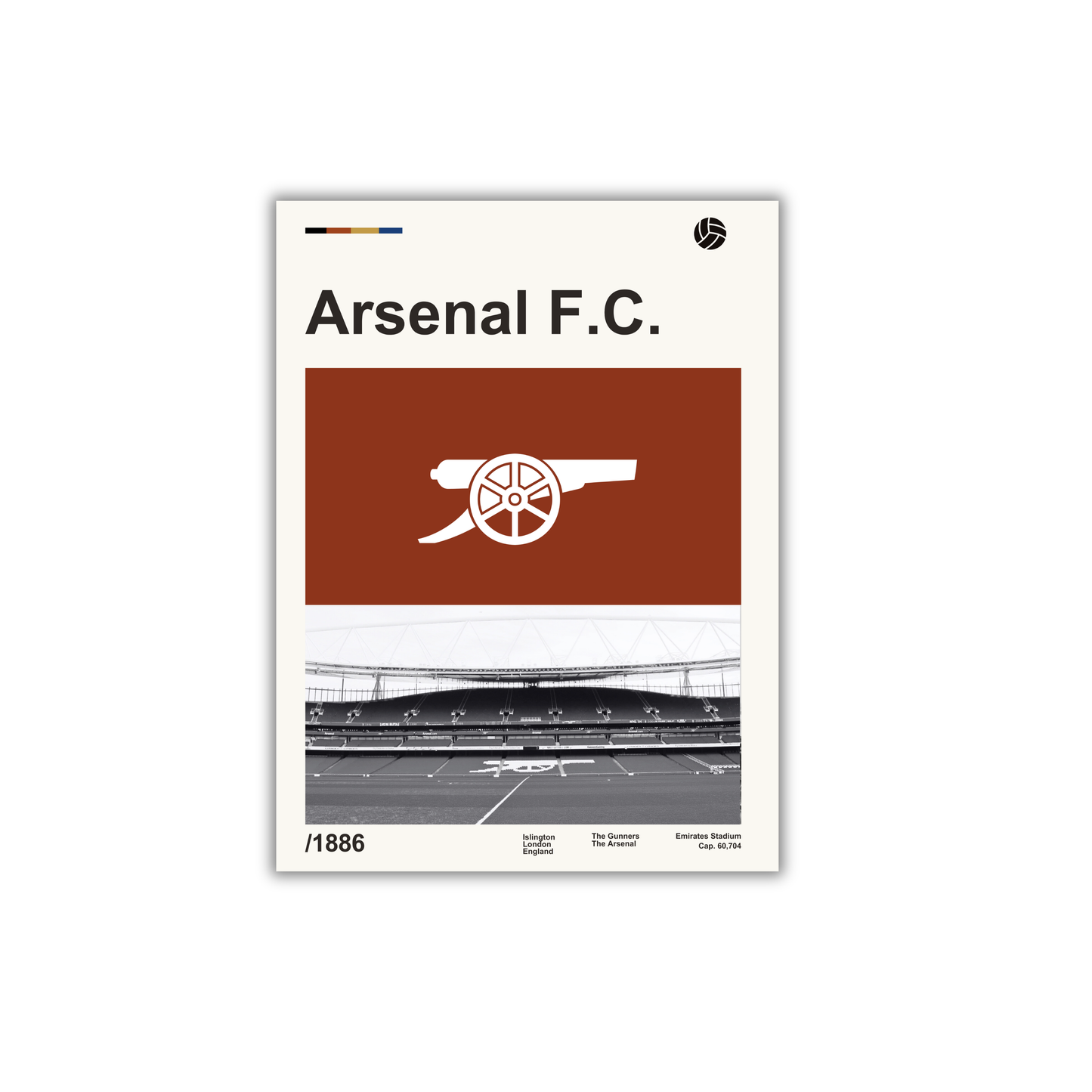 Arsenal F.C. Football Poster #174