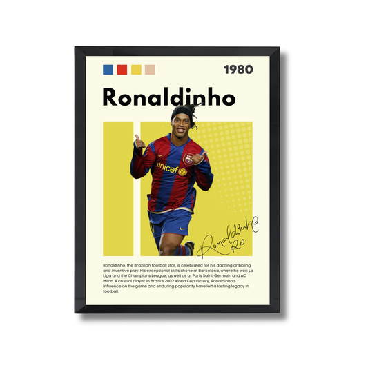 Ronaldoinho Football Poster #175