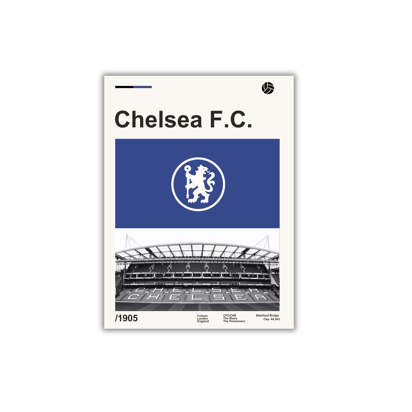 Chelsea F.C. Football Poster #176