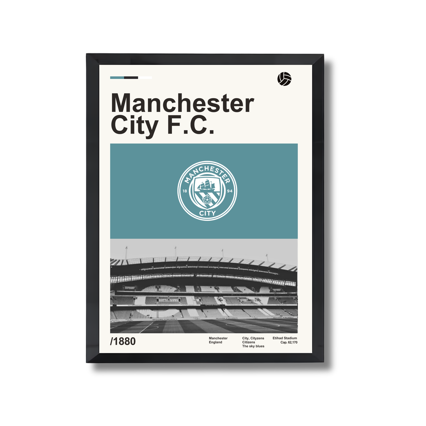 Manchester City F.C. Football Poster #177