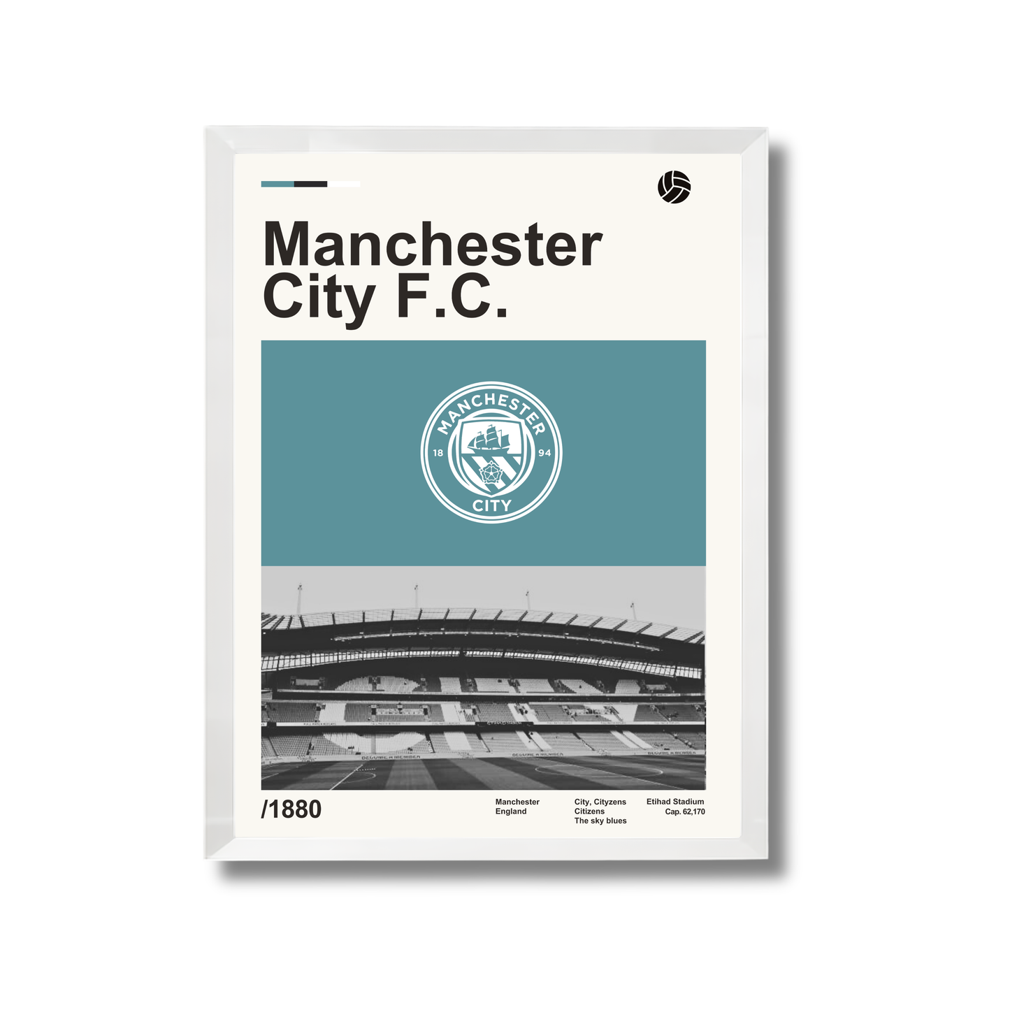 Manchester City F.C. Football Poster #177