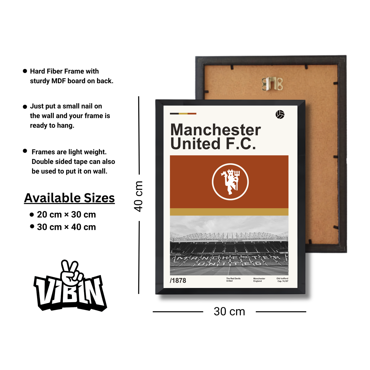 Manchester Unaited F.C. Football Poster #178