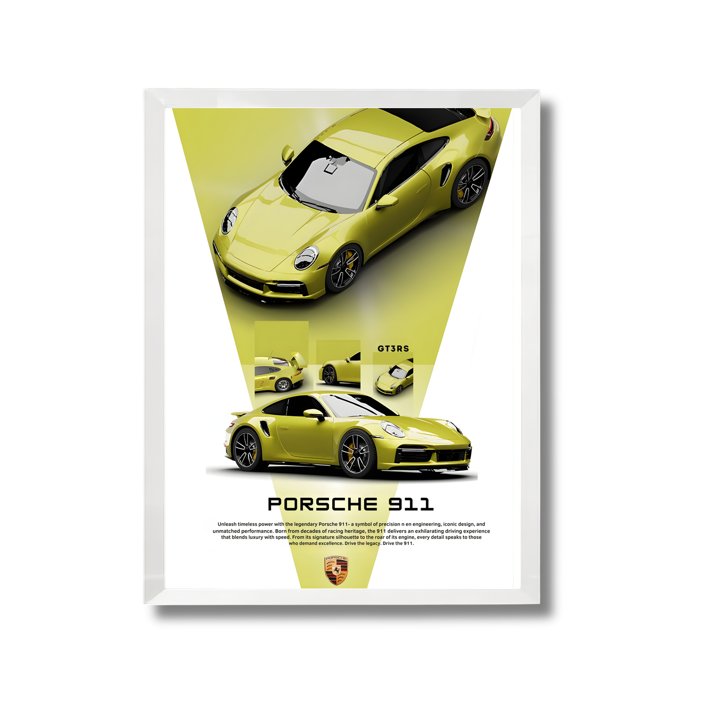 yellow porche GT3 RS poster #17