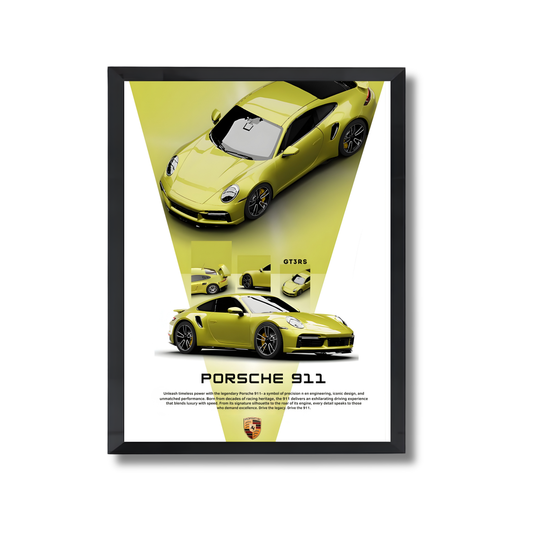 yellow porche GT3 RS poster #17