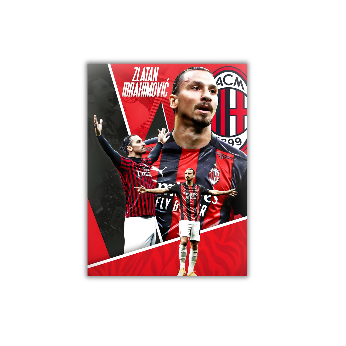 Zlatan ibrahimović Football Poster #186