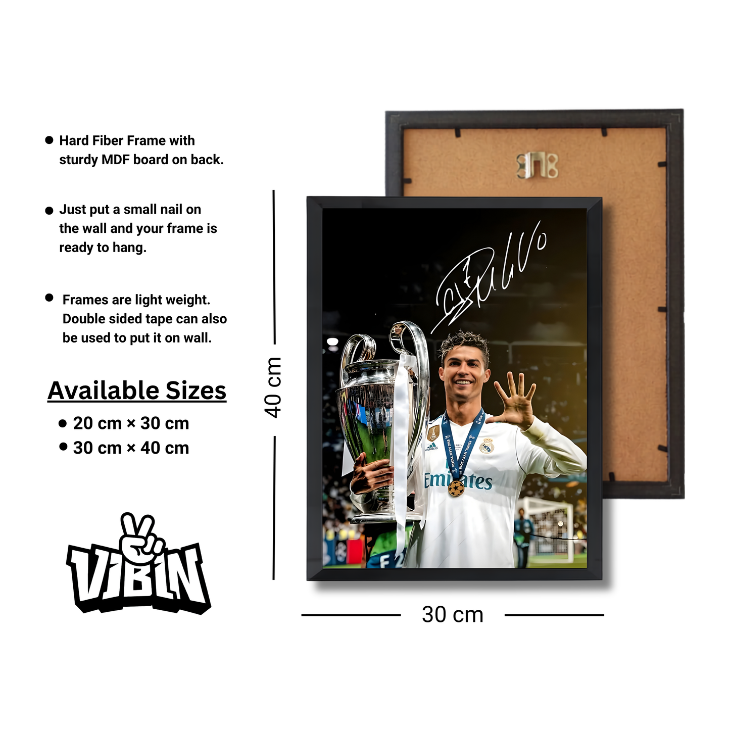 Cristiano Ronaldo Football Poster #190