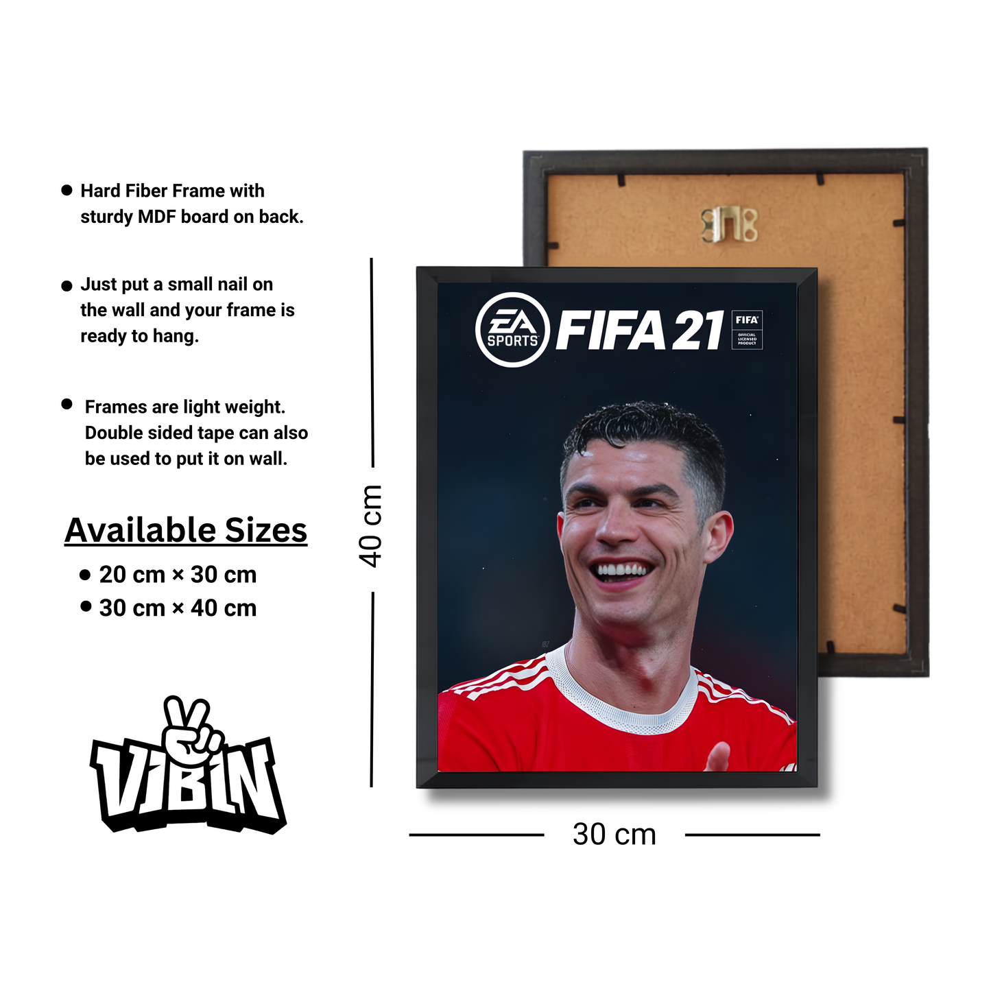 Cristiano Ronaldo Football Poster #193