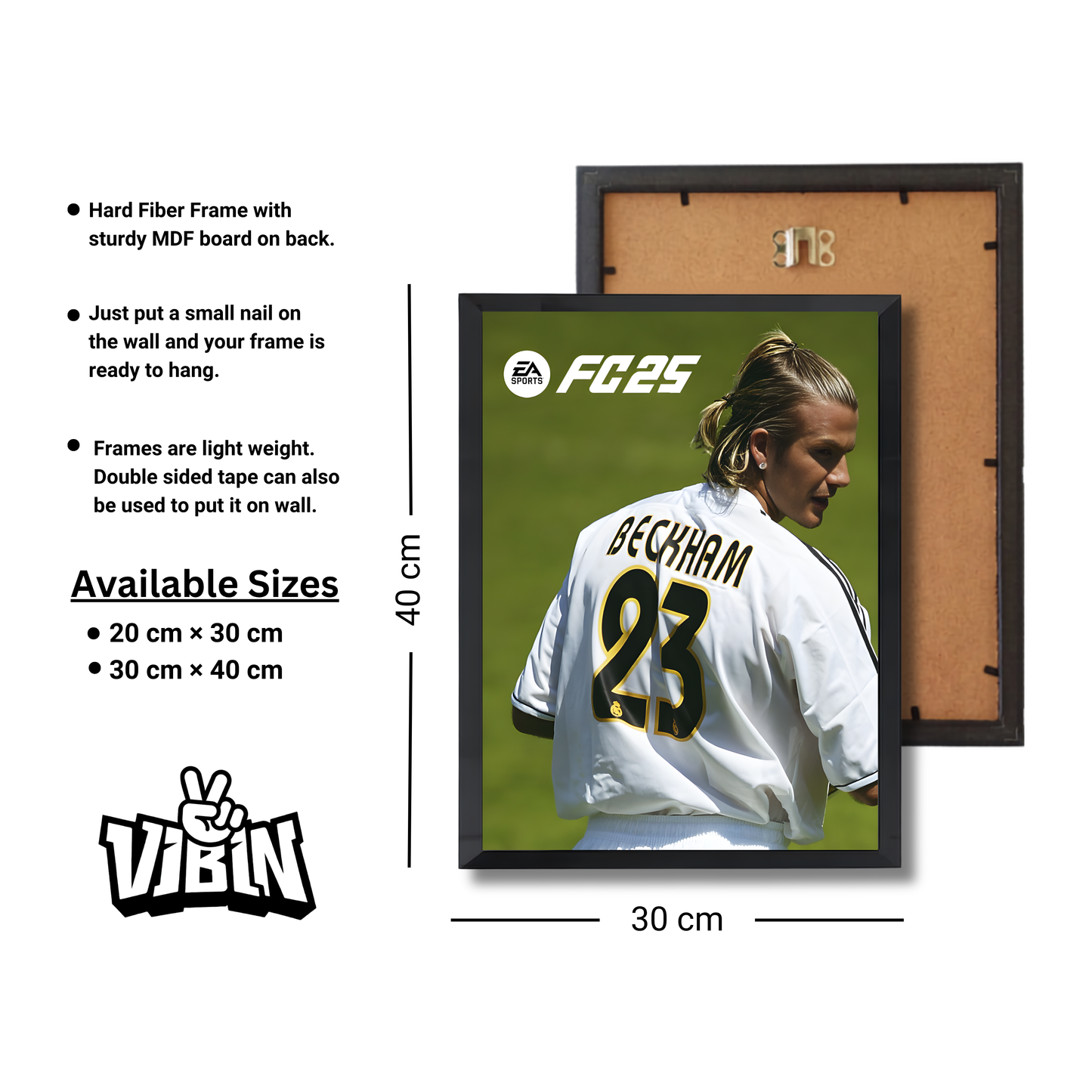 Beckham Football Poster #196